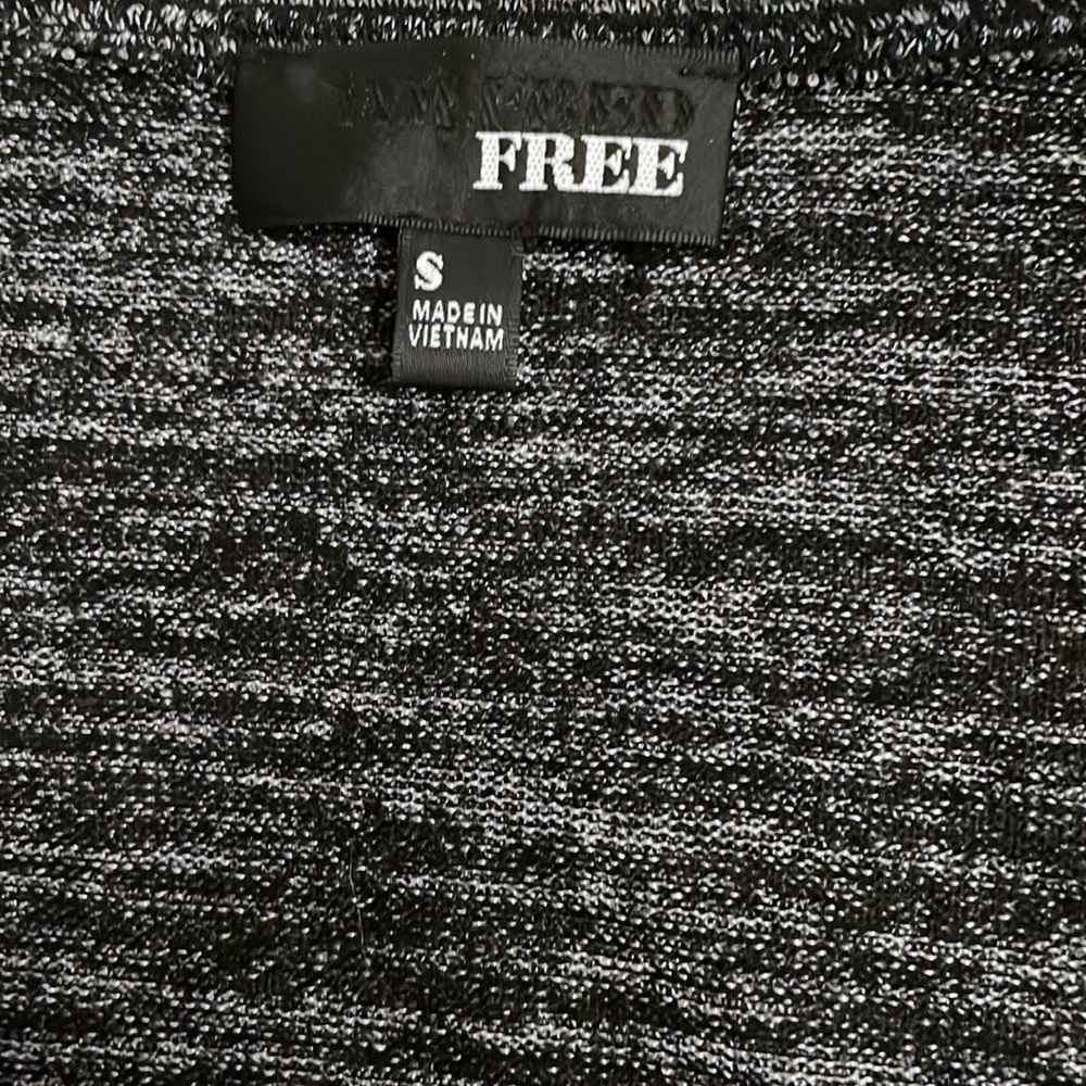 260. Aritzia Wilfred Free Kl Knit long sleeve dress dark Heather ex grey size S - Picture 3 of 8